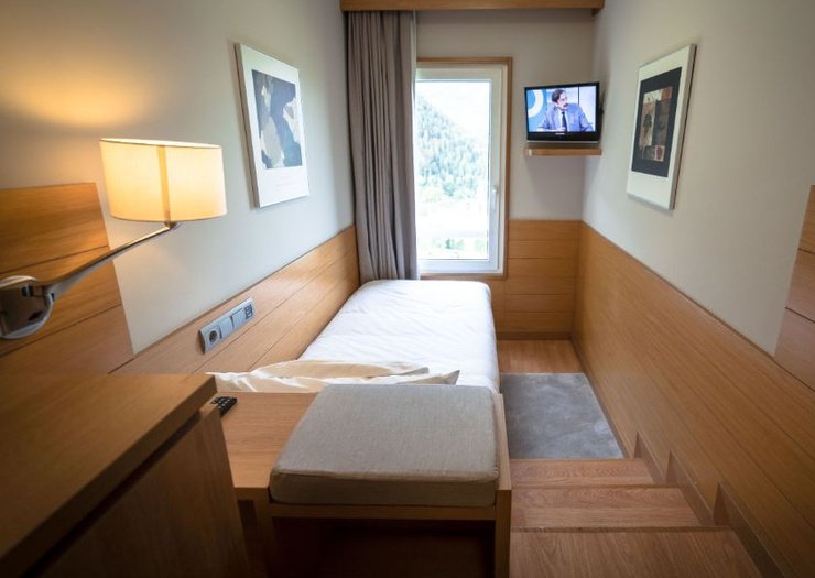 Chambre individuelle Hôtel Montarto Baqueira Beret Chambre individuelle Hôtel Montarto Baqueira Beret